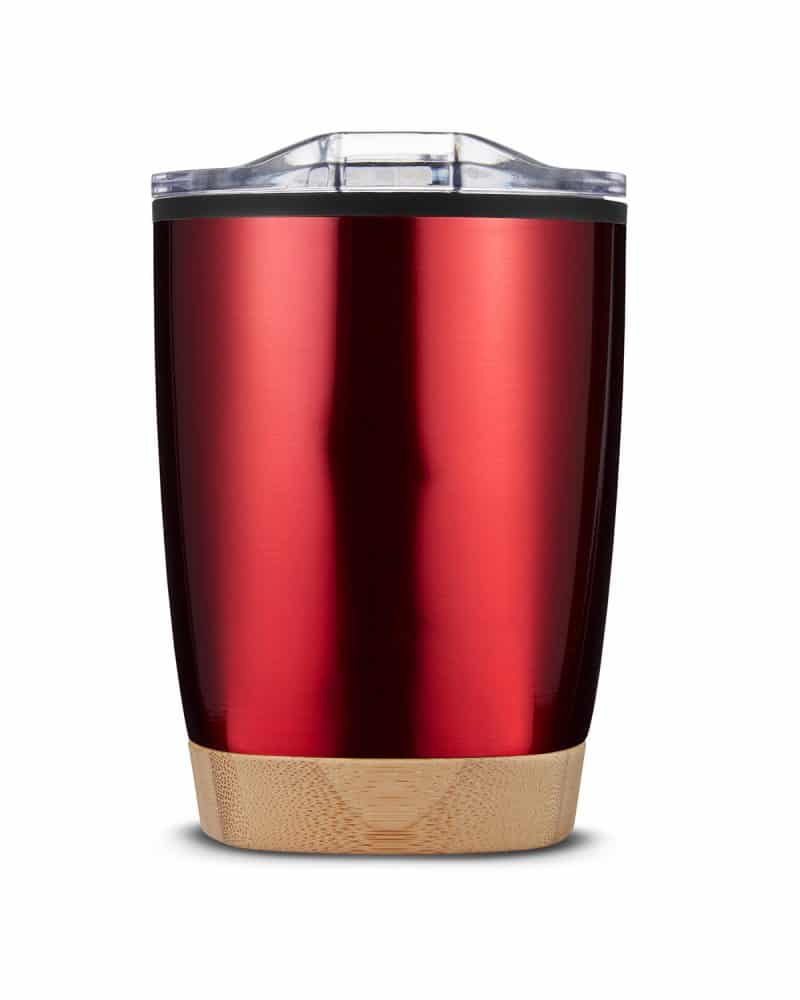 Custom 12 oz Symmetry Tumbler With Bamboo Base - 9