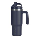Custom 18 oz Hydrapeak® Stainless Steel Insulated Tumbler With Handle and Straw Lid - 3