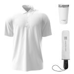 PGA TOUR® Golf Polo & Weatherman® Umbrella Gift Set