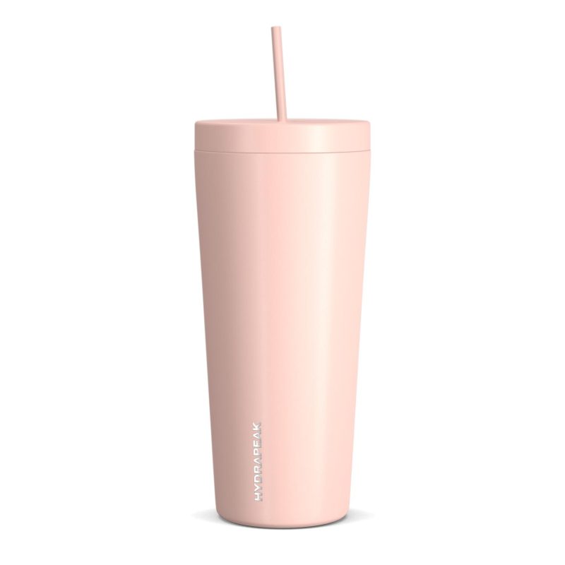Custom 25 oz Hydrapeak® Stainless Steel Insulated Tumbler w/ Lid and Straw - 7