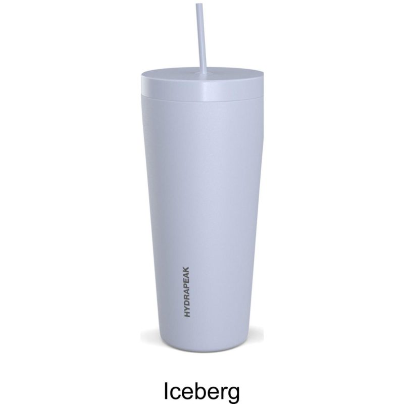 Custom 25 oz Hydrapeak® Stainless Steel Insulated Tumbler w/ Lid and Straw - 3