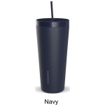 Custom 25 oz Hydrapeak® Stainless Steel Insulated Tumbler w/ Lid and Straw - 5
