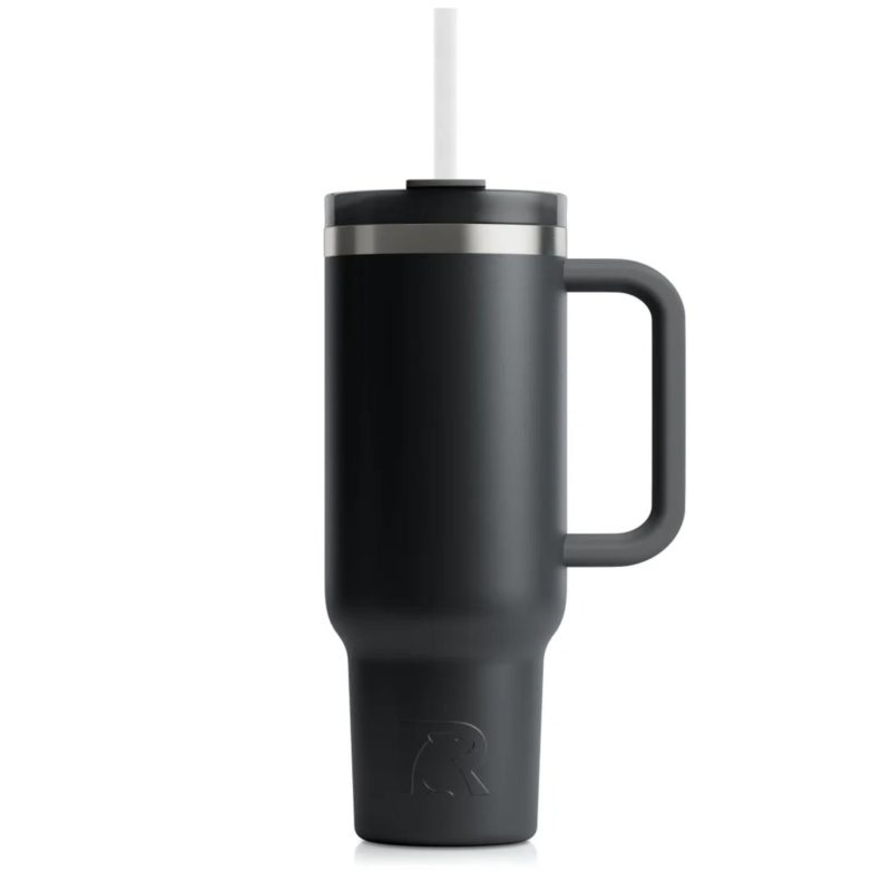 Custom 40 oz RTIC® Leak-Resistant Ceramic Lined 3-in-1 Lid Road Trip Tumbler - 3