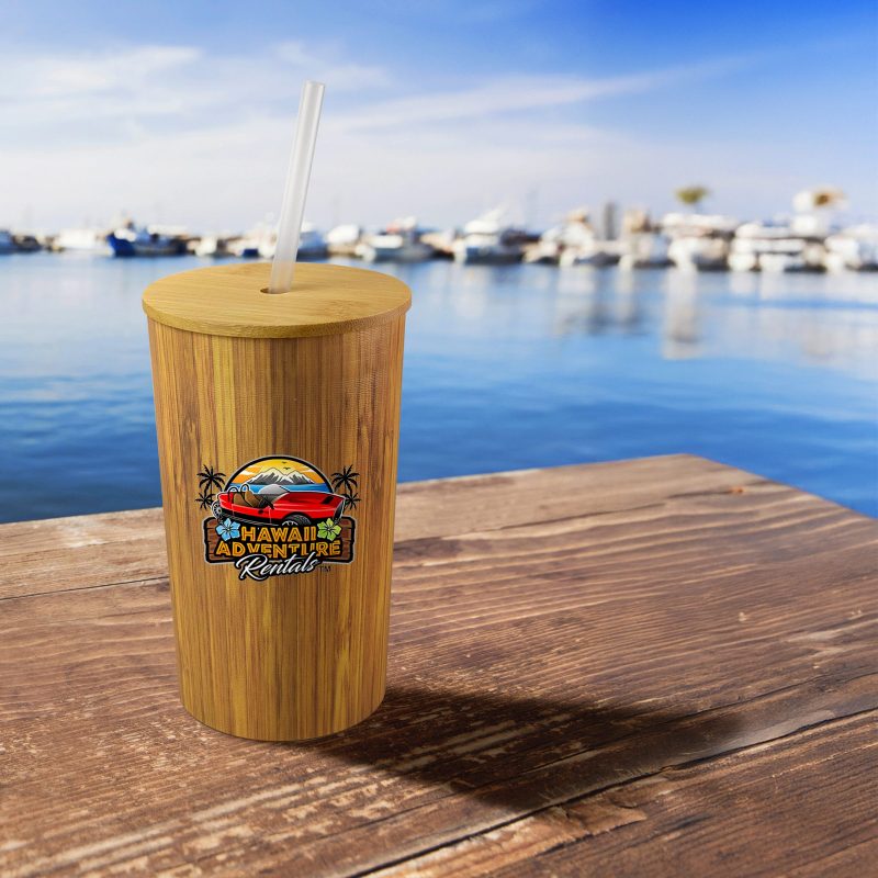Custom Bamboo Pattern Full ColorTumbler - 3
