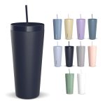 Custom HYDRAPEAK 25oz Traveler Tumbler with Handle and Straw Lid - 1