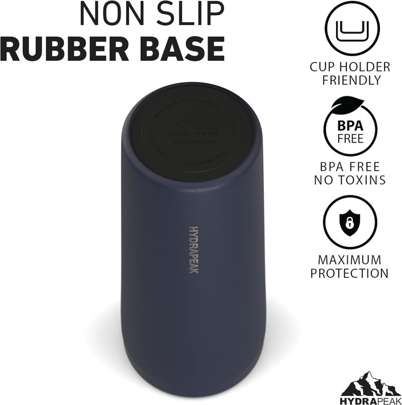 Custom HYDRAPEAK 25oz Traveler Tumbler with Handle and Straw Lid - 3