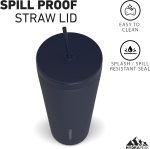 Custom HYDRAPEAK 25oz Traveler Tumbler with Handle and Straw Lid - 4