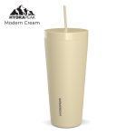 Custom HYDRAPEAK 25oz Traveler Tumbler with Handle and Straw Lid - 6