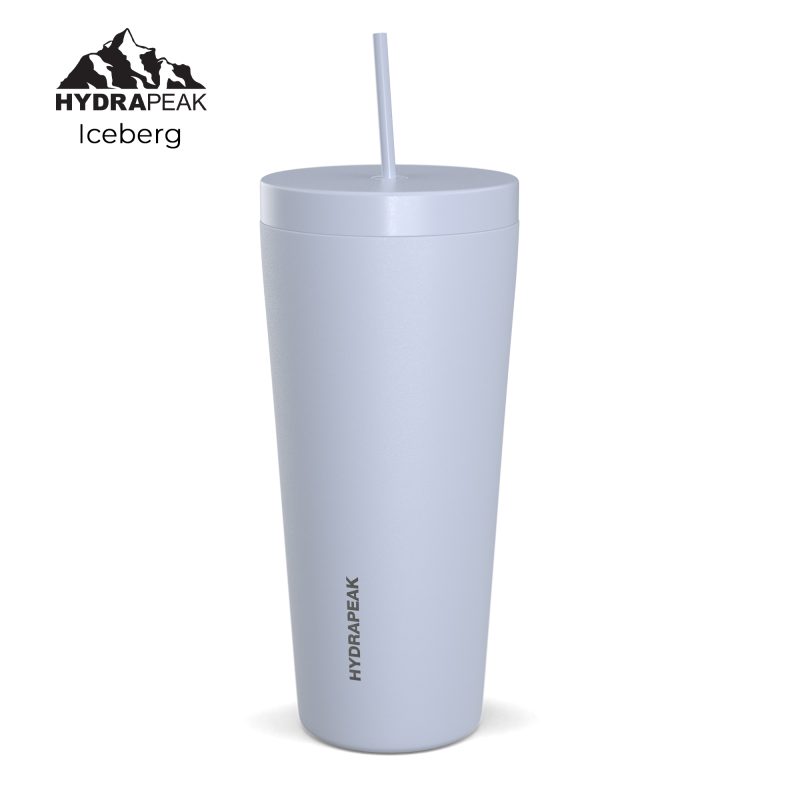 Custom HYDRAPEAK 25oz Traveler Tumbler with Handle and Straw Lid - 9