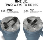 Custom HYDRAPEAK 40oz Roadster Tumbler with Handle and Straw Lid - 3