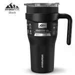 Custom HYDRAPEAK 40oz Roadster Tumbler with Handle and Straw Lid - 8
