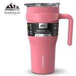 Custom HYDRAPEAK 40oz Roadster Tumbler with Handle and Straw Lid - 9