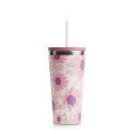 Custom Spring Flavored 20 Oz RTIC® Tumbler with Ceramic lining and Straw - 7