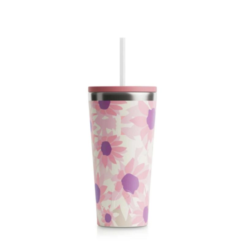Custom Spring Flavored 20 Oz RTIC® Tumbler with Ceramic lining and Straw - 7