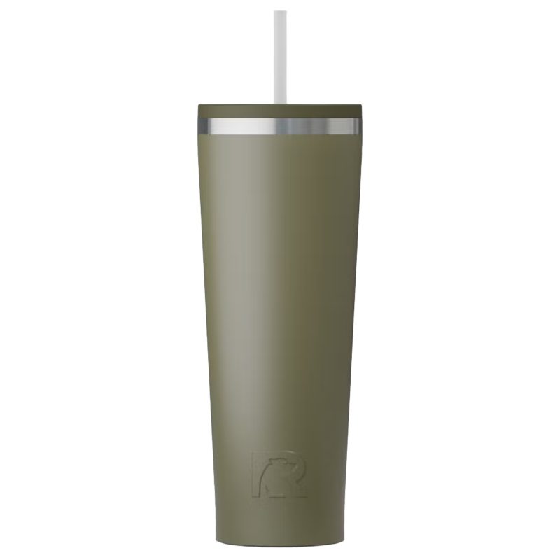 Custom Spring Flavored 20 Oz RTIC® Tumbler with Ceramic lining and Straw - 9