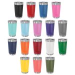 Custom 16 oz Polar Camel Metal Pint Tumbler - 1