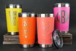 Custom 16 oz Polar Camel Metal Pint Tumbler