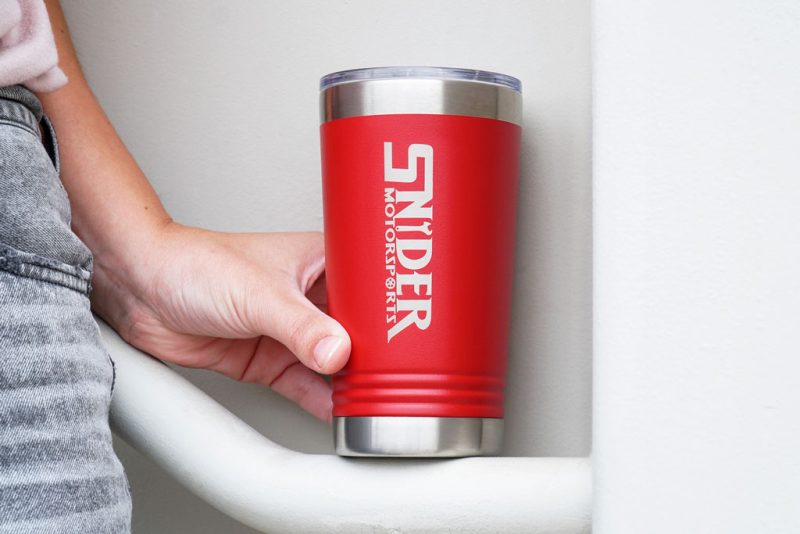 Custom 16 oz Polar Camel Metal Pint Tumbler - 5