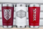 Custom 16 oz Polar Camel Metal Pint Tumbler - 6