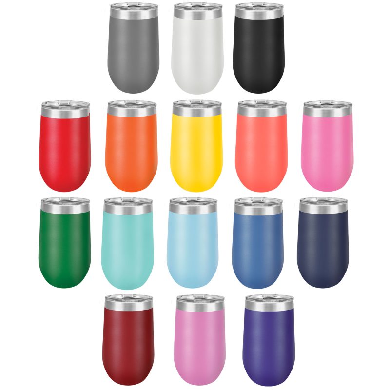 Custom 16 oz. Polar Camel Metal Wine Tumbler - 1
