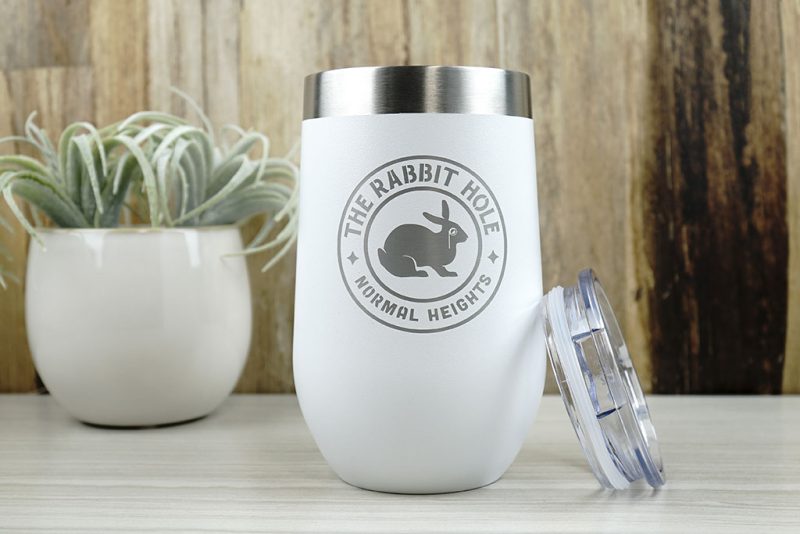 Custom 16 oz. Polar Camel Metal Wine Tumbler - 4