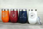 Custom 16 oz. Polar Camel Metal Wine Tumbler - 6