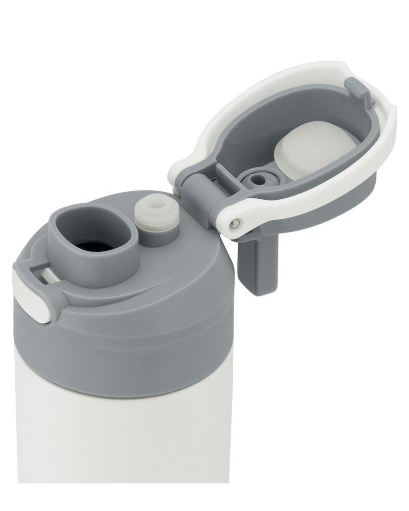 Custom 24 oz Dahlia Recycled Stainless Steel Vacuum Tumbler with Flip Straw - 4