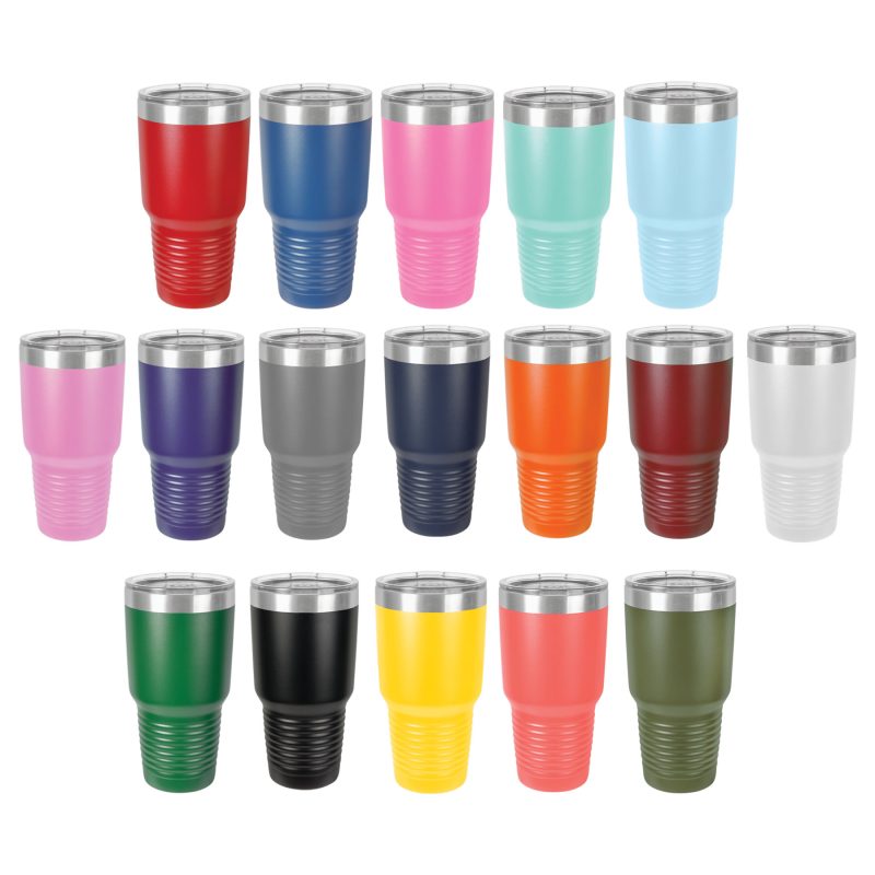 Custom 30 oz Polar Camel Metal Tumbler - 1