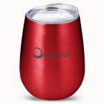 Custom 10 oz Stemless Insulated Wine Tumbler With Lid