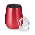 Custom 10 oz Stemless Insulated Wine Tumbler With Lid - 9