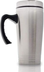 Custom 16 Oz. Silver Double Wall 18/8 Stainless Steel Tumbler