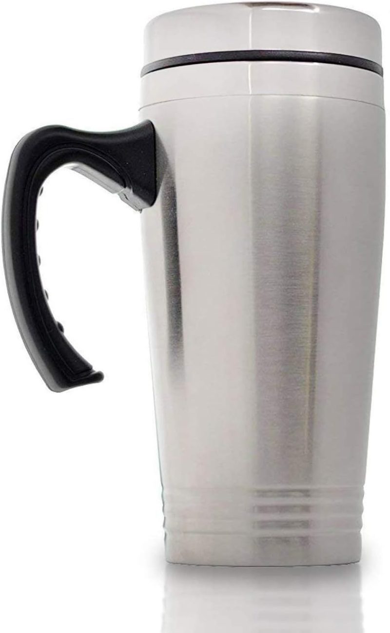 Custom 16 Oz. Silver Double Wall 18/8 Stainless Steel Tumbler