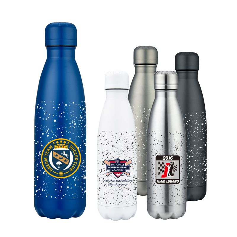 Custom 17 oz. Speckled Design Swig stainless steel double wall water bottle tumbler