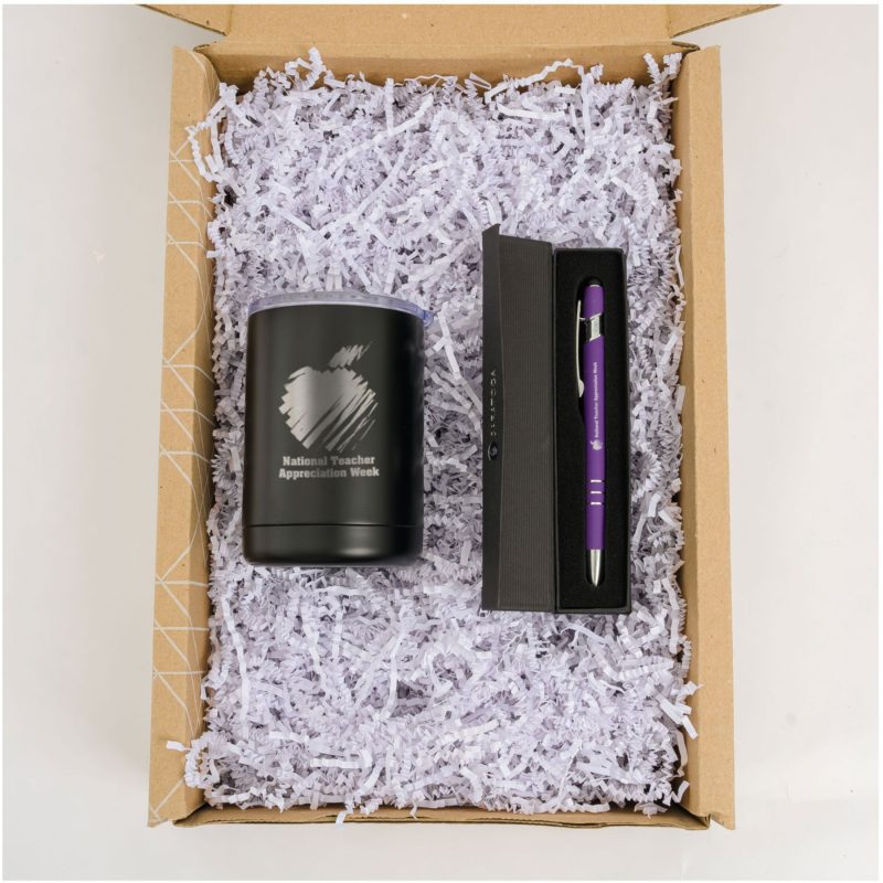 Custom 2" 1 Tumbler Simple Gift Set - 2