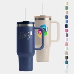 Custom 30 Oz RTIC® Leak-Resistant Ceramic Lined 3-in-1 Lid Road Trip Tumbler