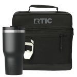 Custom 30 oz RTIC® Essential Tumbler & 8-Can Soft Pack Cooler Gift Set - 6