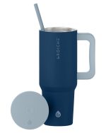 Custom 40 oz Aspen Vacuum Insulated Stainless Steel Tumbler With Handle - 7
