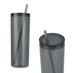 Custom Arden 16 oz Recycled Acrylic Straw Tumbler - 9