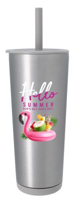 Custom Astrid Recycled Stainless Steel Vacuum Tumbler - 24 oz. - 2