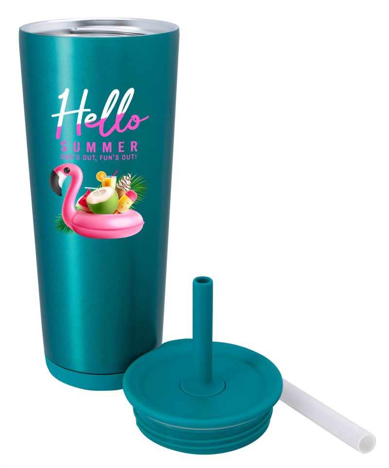 Custom Astrid Recycled Stainless Steel Vacuum Tumbler - 24 oz. - 3