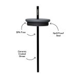 Custom CORKCICLE® Cold Cup - 24 Oz. - Matte Black - 6