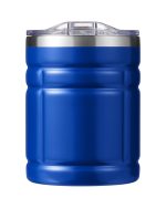 Custom Campfire 12 oz Grid Stainless Steel Tumbler - 6