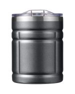 Custom Campfire 12 oz Grid Stainless Steel Tumbler - 9