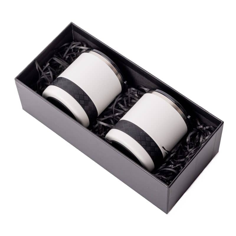 Custom Elemental® 10oz Lowball Tumbler Slim Box Gift Set - Vacuum Insulated