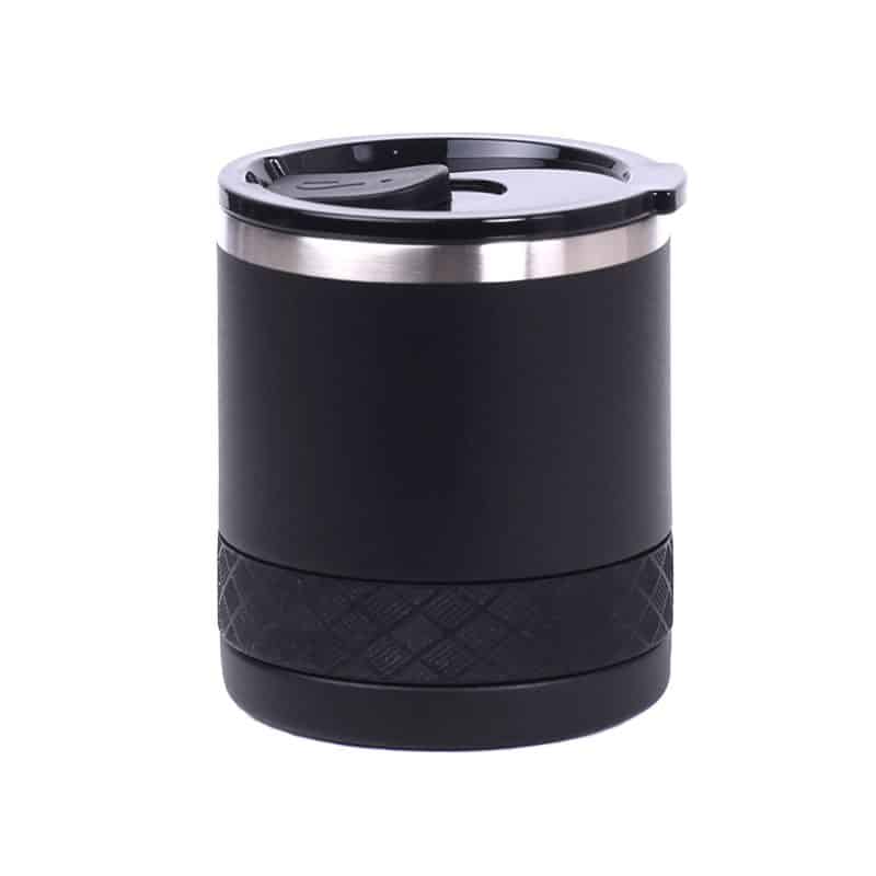 Custom Elemental® Recess Lowball 10oz Stainless Steel Tumbler with Shatter-free Lid - 3