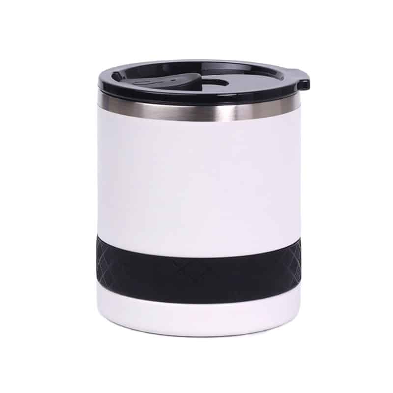 Custom Elemental® Recess Lowball 10oz Stainless Steel Tumbler with Shatter-free Lid - 5