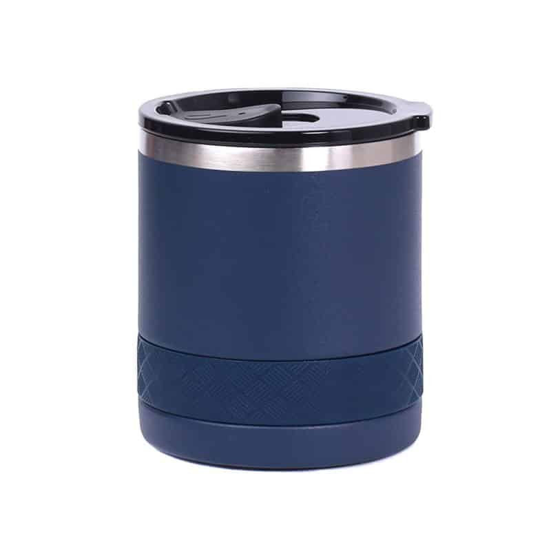 Custom Elemental® Recess Lowball 10oz Stainless Steel Tumbler with Shatter-free Lid - 6