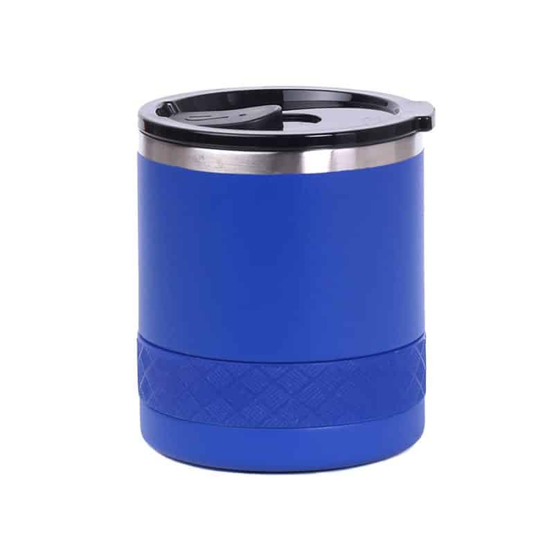Custom Elemental® Recess Lowball 10oz Stainless Steel Tumbler with Shatter-free Lid - 7
