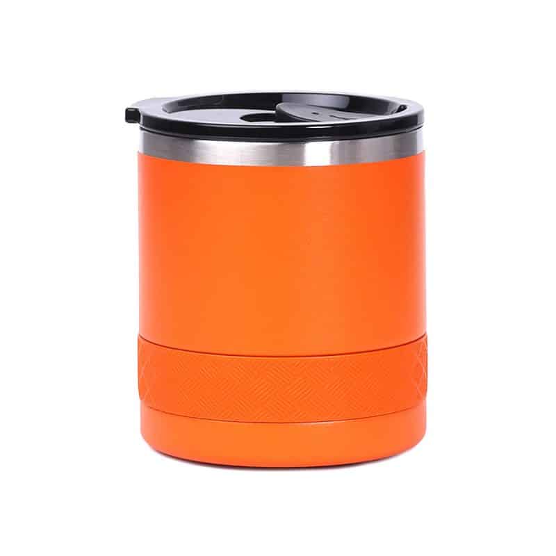 Custom Elemental® Recess Lowball 10oz Stainless Steel Tumbler with Shatter-free Lid - 8