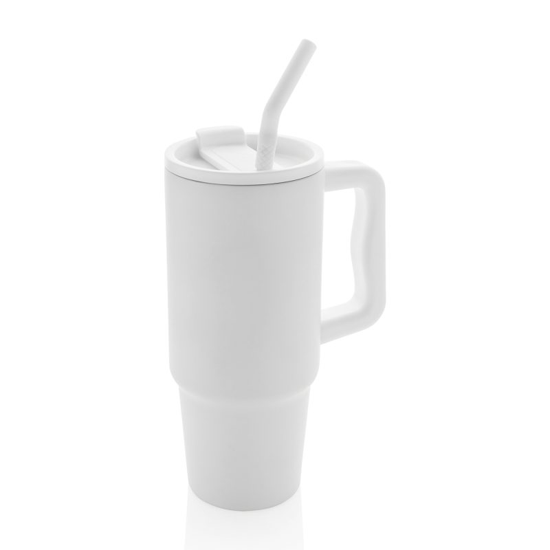 Custom Embrace Deluxe Recycled Stainless Steel Tumbler 900ml - White - 2